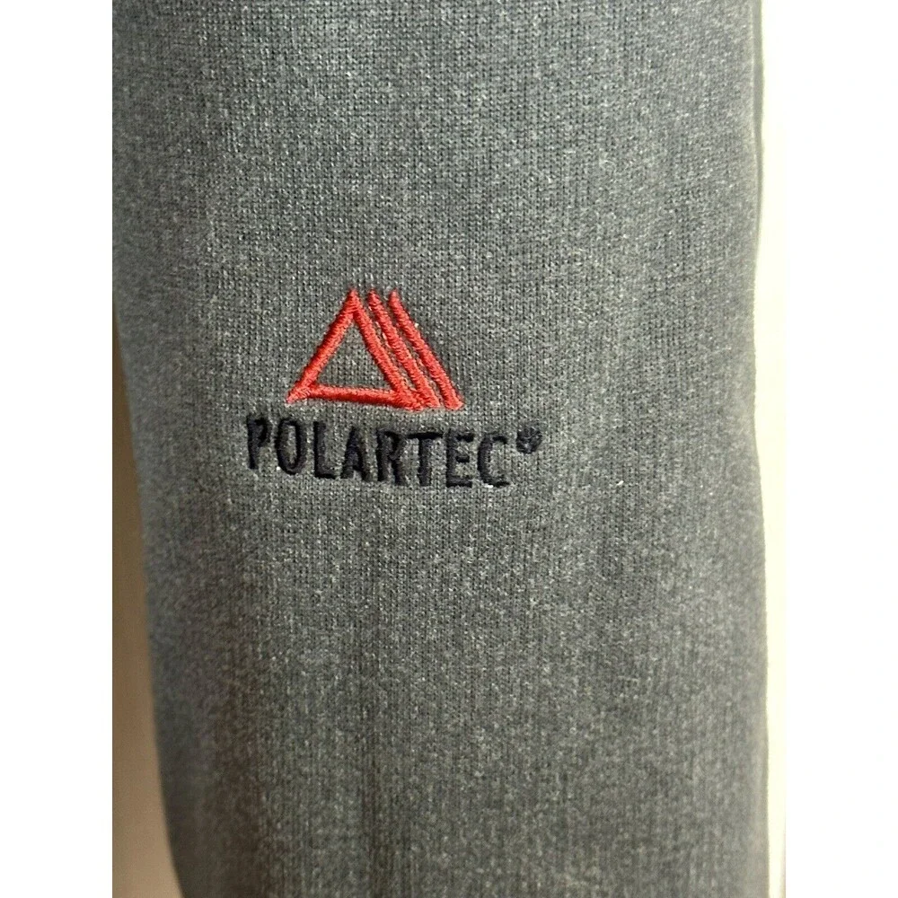 Columbia Mens L Vertex Full Zip Regular Polartec Outdoor Jacket Gray Fleece Line - Picture 4 of 5